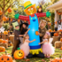Halloween Inflatable Scarecrow with LED Lights